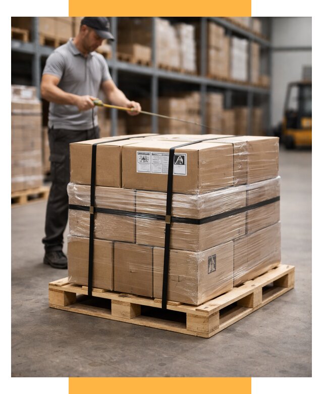 Упаковка и паллетирование грузов от 3609 р. | СетСервис-Лга