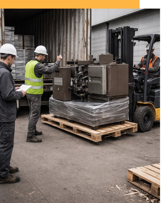 Доставка промышленного оборудования из Европы от 46395