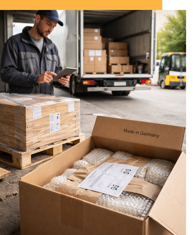 Доставка грузов из Германии от 46395 руб с таможенным оформлением