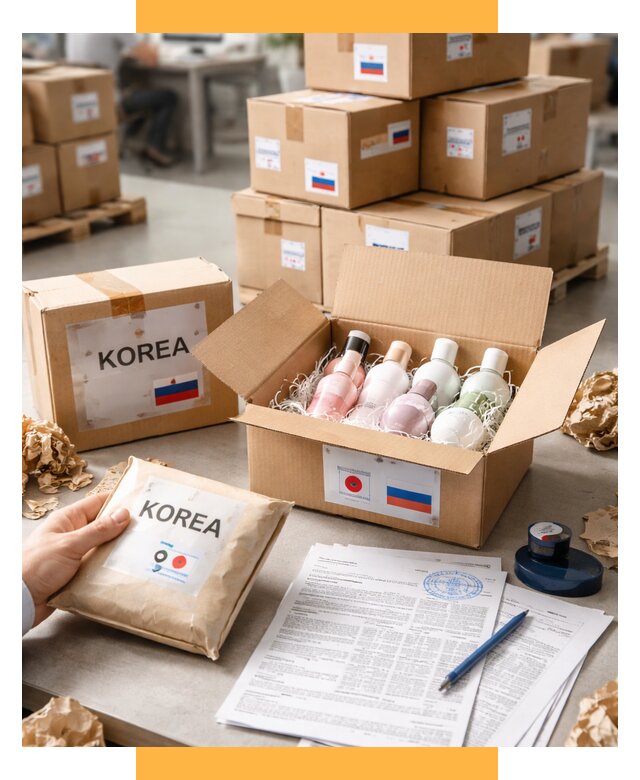 Доставка косметики из Кореи от 8764 р. под ключ | СетСервис-Лга