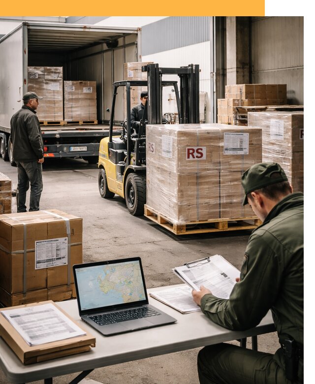 Доставка грузов в Сербию от 46395 руб, международные перевозки