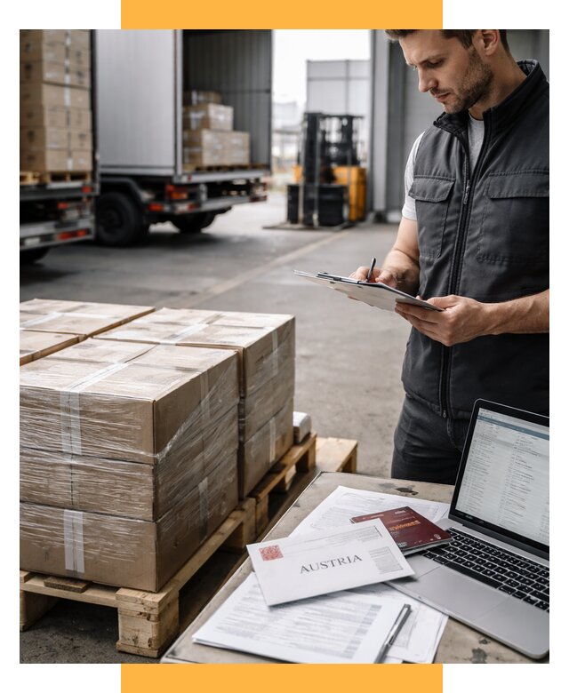 Доставка в Австрию от 67015 р. Логистика и экспорт СетСервис-Лга