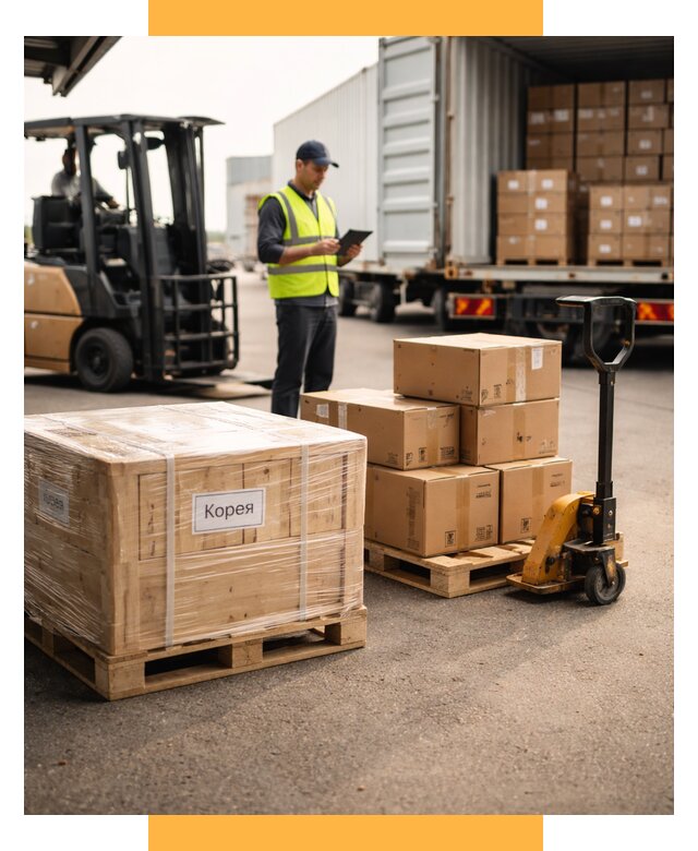 Доставка грузов в Корею из России от 36085 р. | СетСервис-Лга