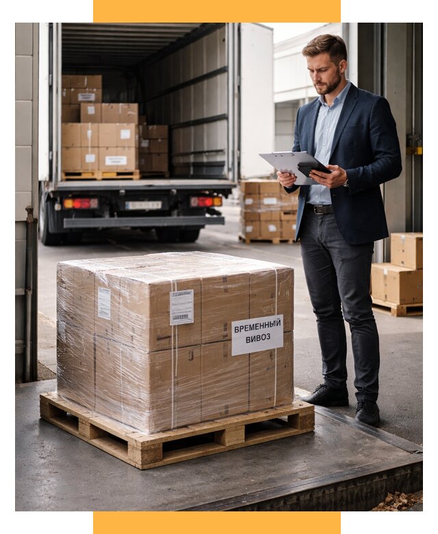Временный вывоз товаров под ключ от 8248 р. | СетСервис-Лга